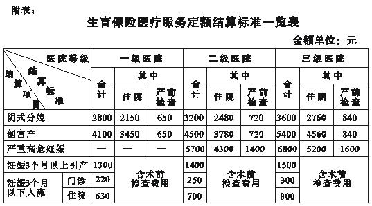 生育保險(xiǎn)待遇